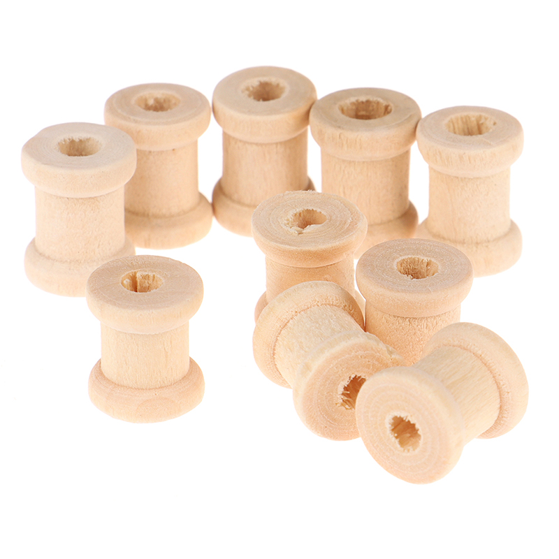 Thread Bobbins Empty - /KQM/100PCS Bobinas de Madera Vacías para
