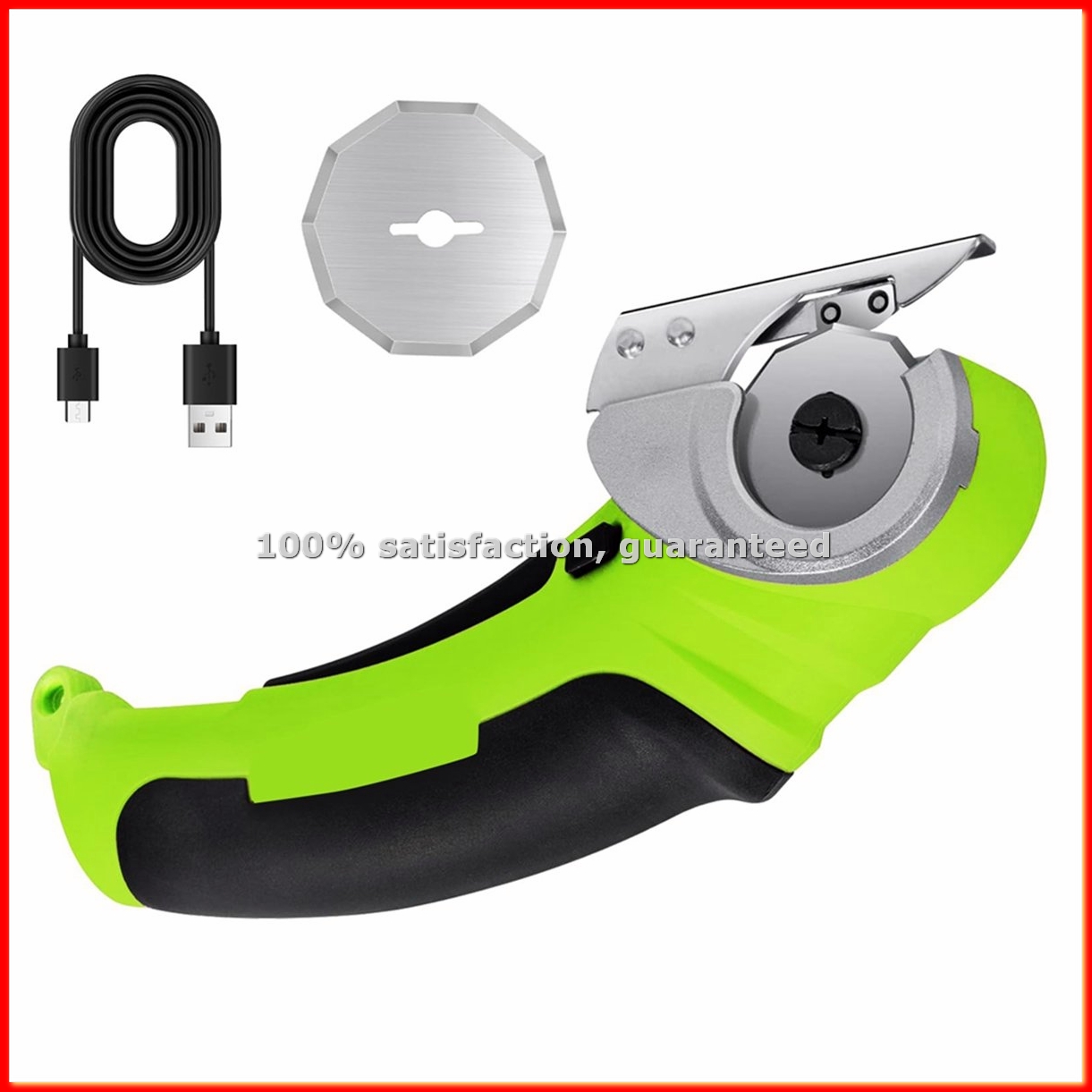 Rotary Cutter Fabric - Tijeras Eléctricas Inalámbricas para Tela, Cortador