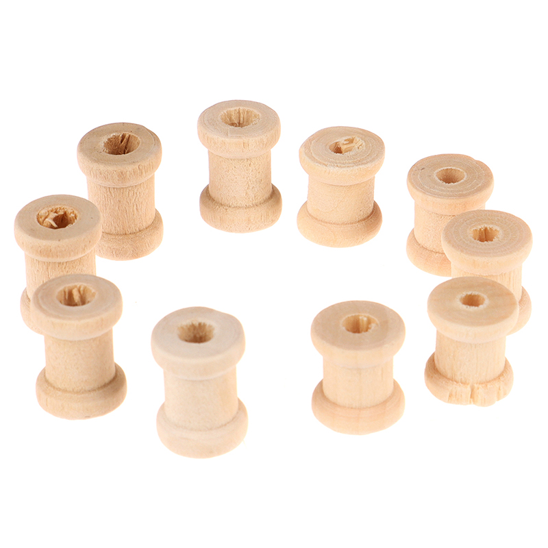 /KQM/100PCS Bobinas de Madera  - Thread Bobbins Empty reseña y precio