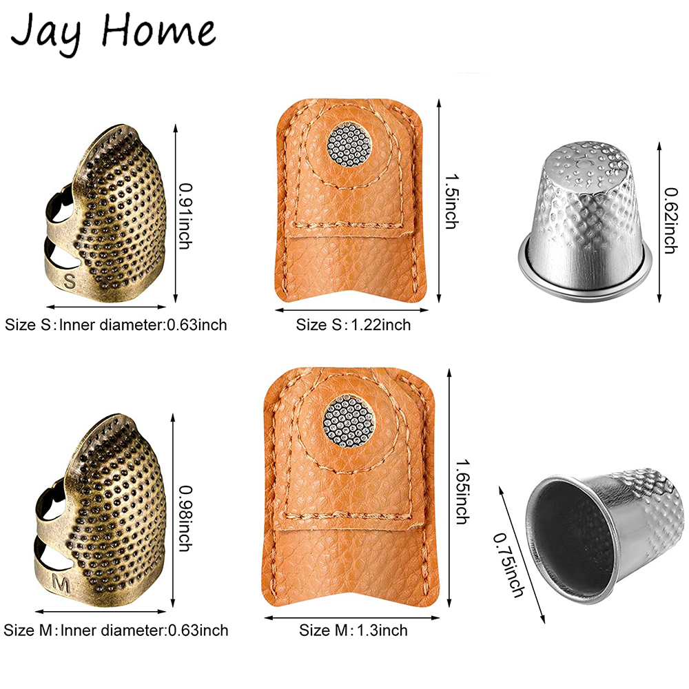 Juego de de dedal de costura,  - Sewing Thimble Metal reseña y precio