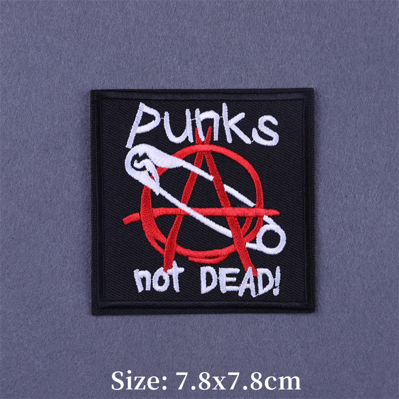 Parches bordados Punk para pla - Velcro Sew On reseña y precio