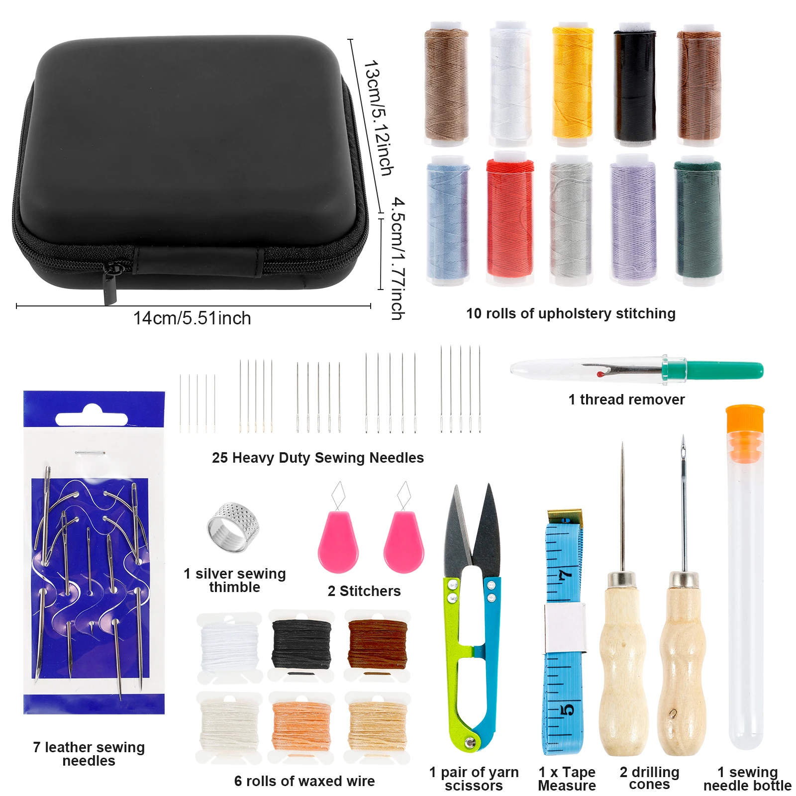 Kit de costura para reparación - Leather Needle Heavy reseña y precio