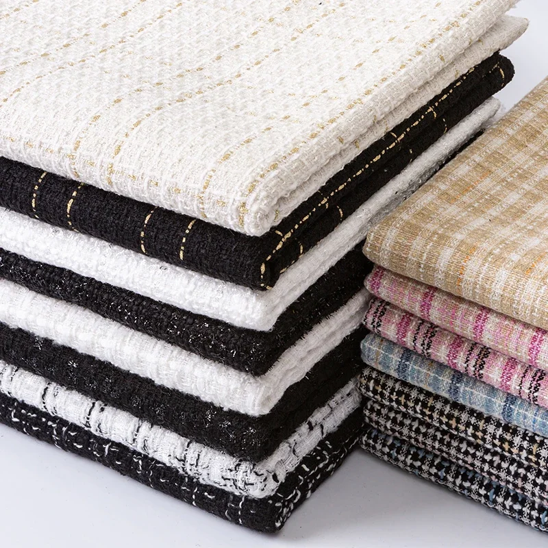 Tela pequeña de seda dorada de - Sewing Tweed Fabric reseña y precio