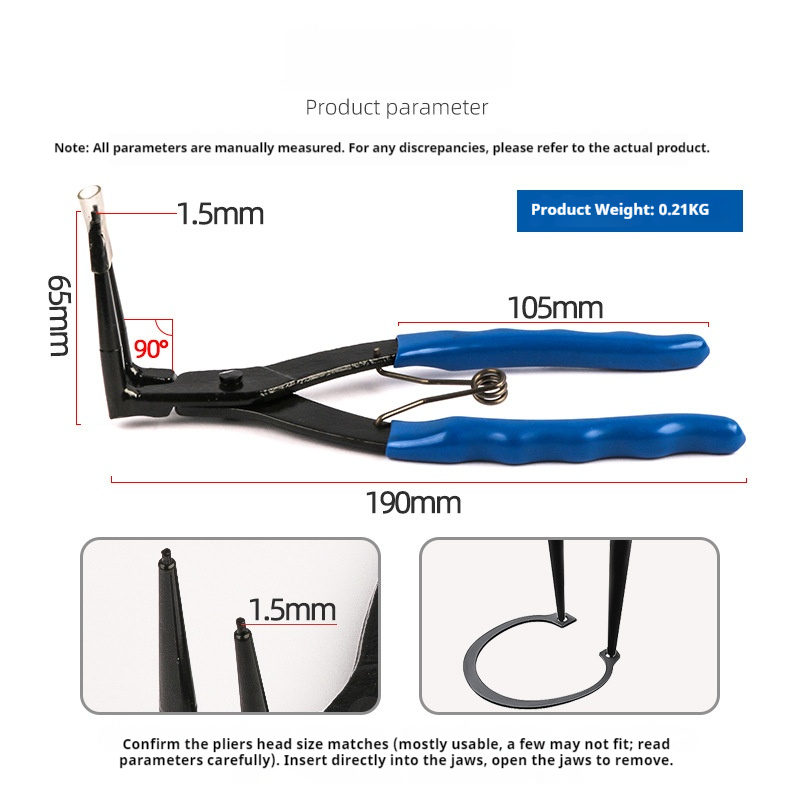 HOMEFISH Alicates de Anillo de - Snap Button Plier reseña y precio