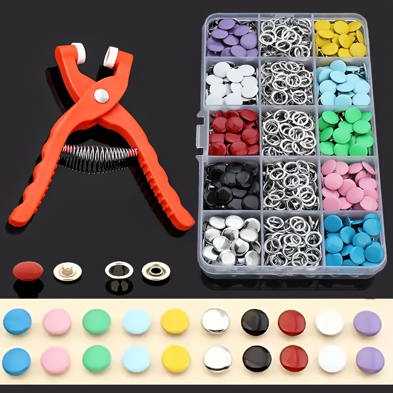 100 Piezas de Botones Metálico - Snap Button Plier reseña y precio