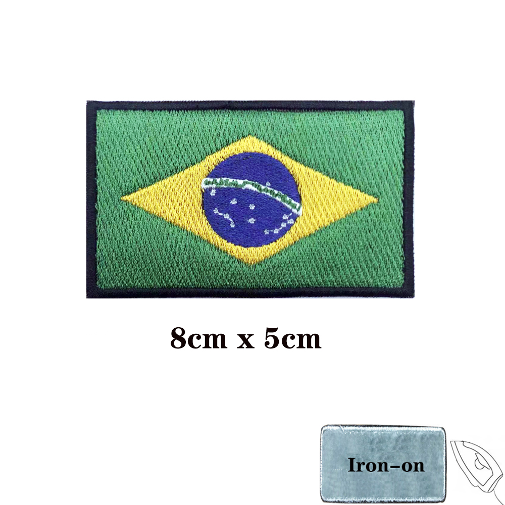 Parche bordado de la bandera b - Velcro Sew On reseña y precio