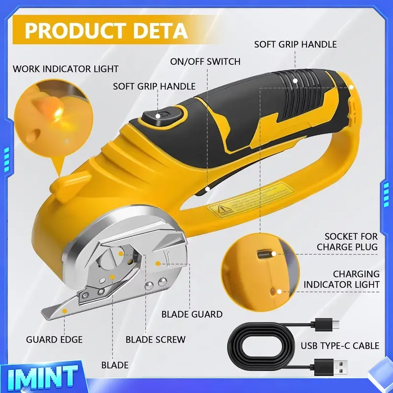 Tijeras Eléctricas Inalámbrica - Rotary Cutter Fabric reseña y precio