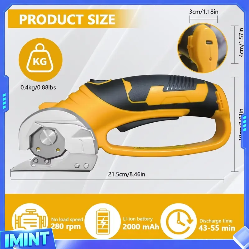 Tijeras Eléctricas Inalámbrica - Rotary Cutter Fabric reseña y precio