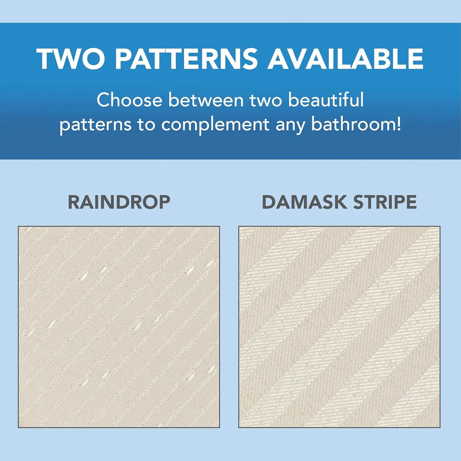 Juego de Cortinas de Ducha Ark - Fabric Weight Set reseña y precio