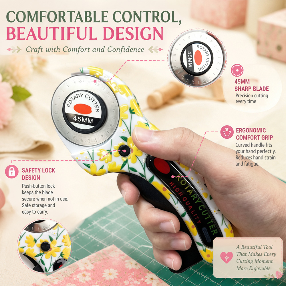 Cortador Rotatorio de 45 mm pa - Rotary Cutter Fabric reseña y precio