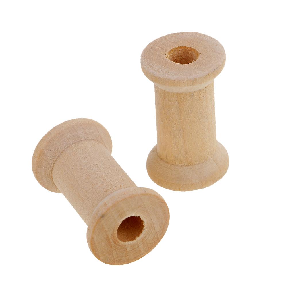 Juego de 20 Bobinas de Madera  - Thread Bobbins Empty reseña y precio