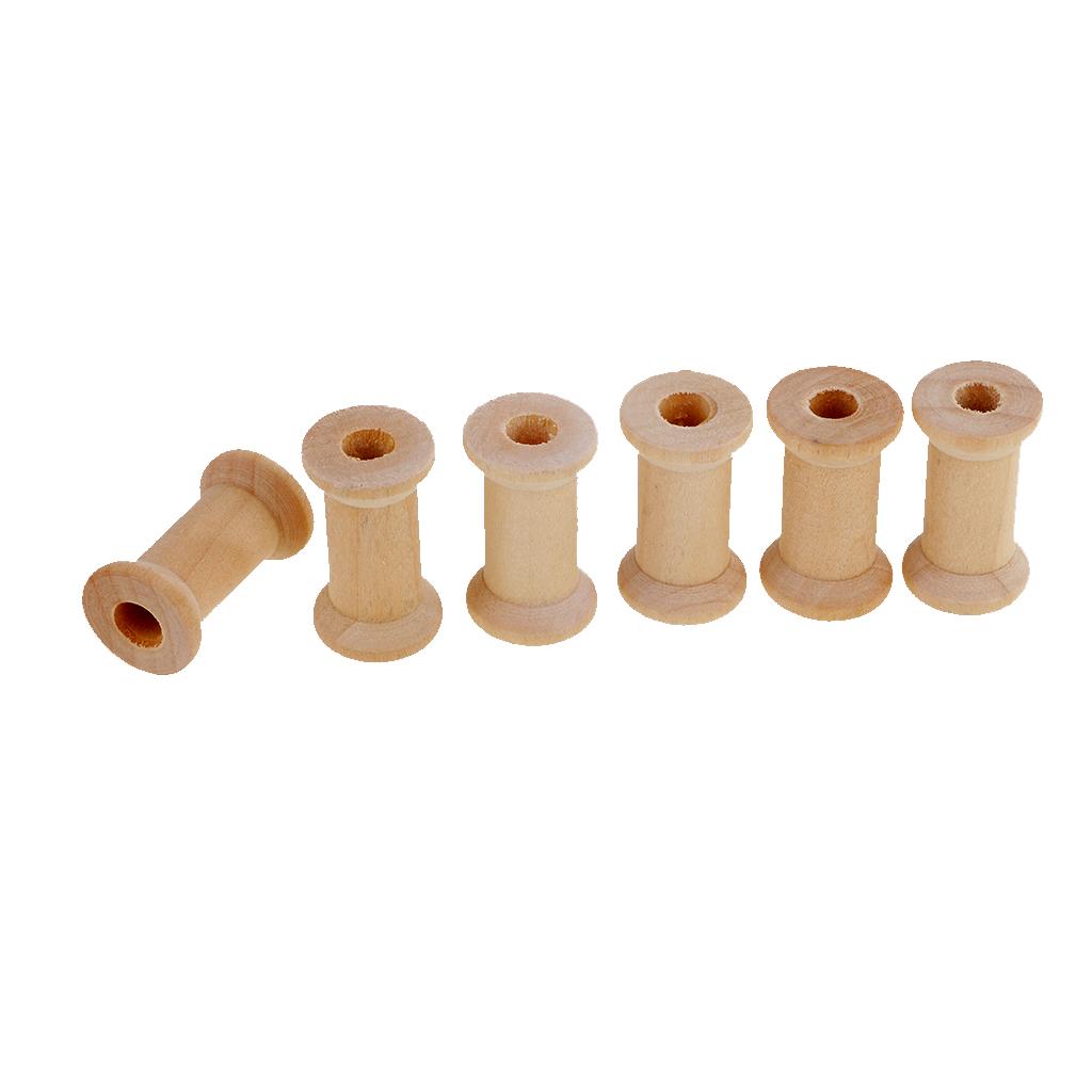 Juego de 20 Bobinas de Madera  - Thread Bobbins Empty reseña y precio