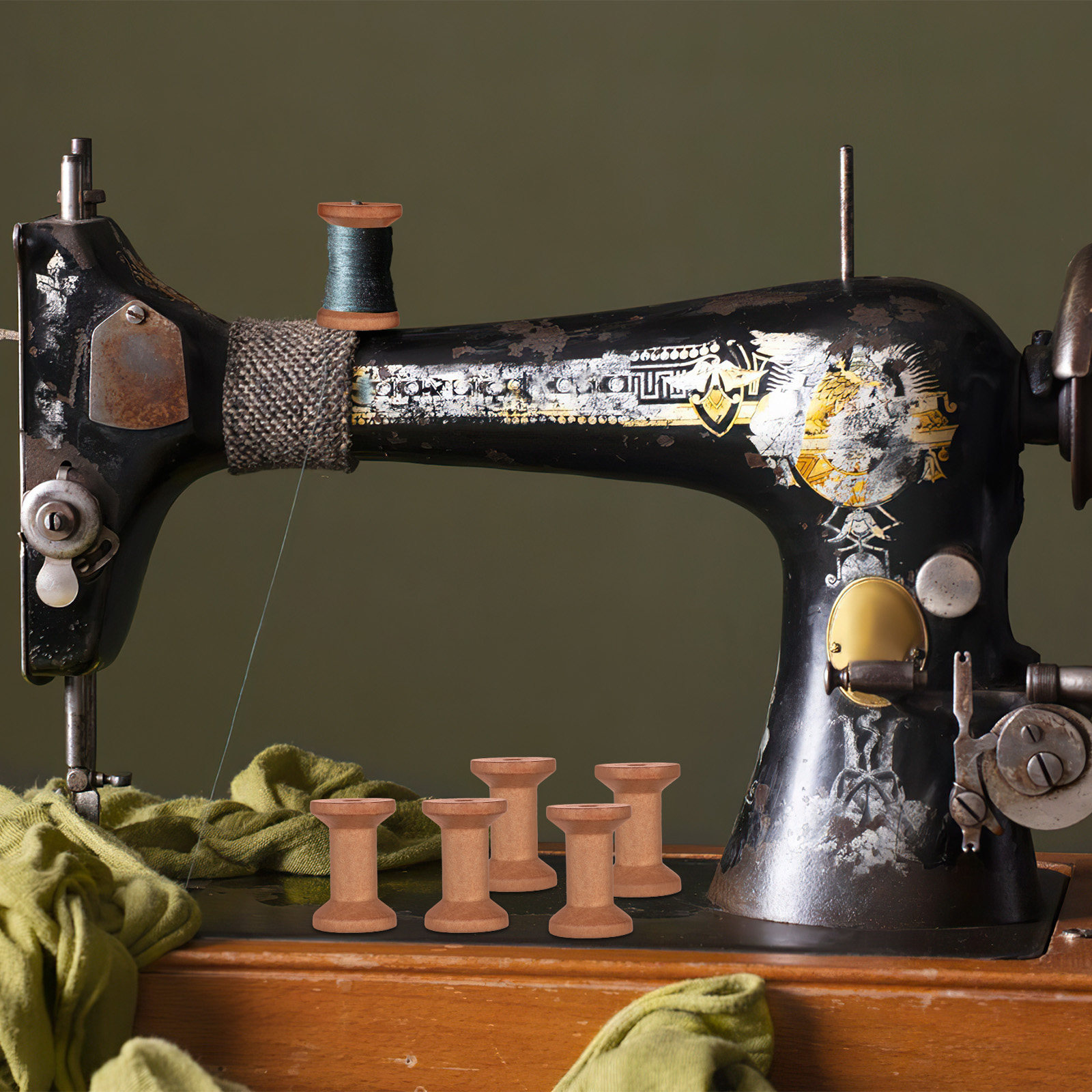 20 Bobinas de Hilo de Madera N - Thread Bobbins Empty reseña y precio