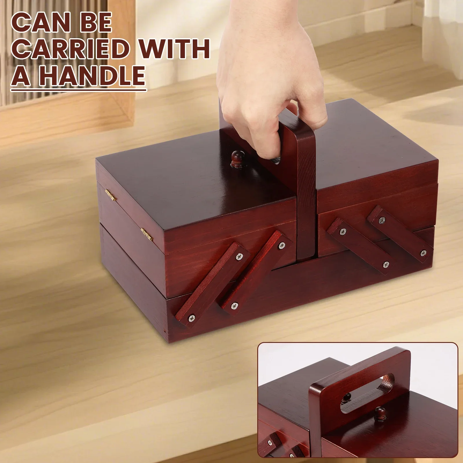 Caja de hilo de coser expandib - Thread Bobbins Empty reseña y precio