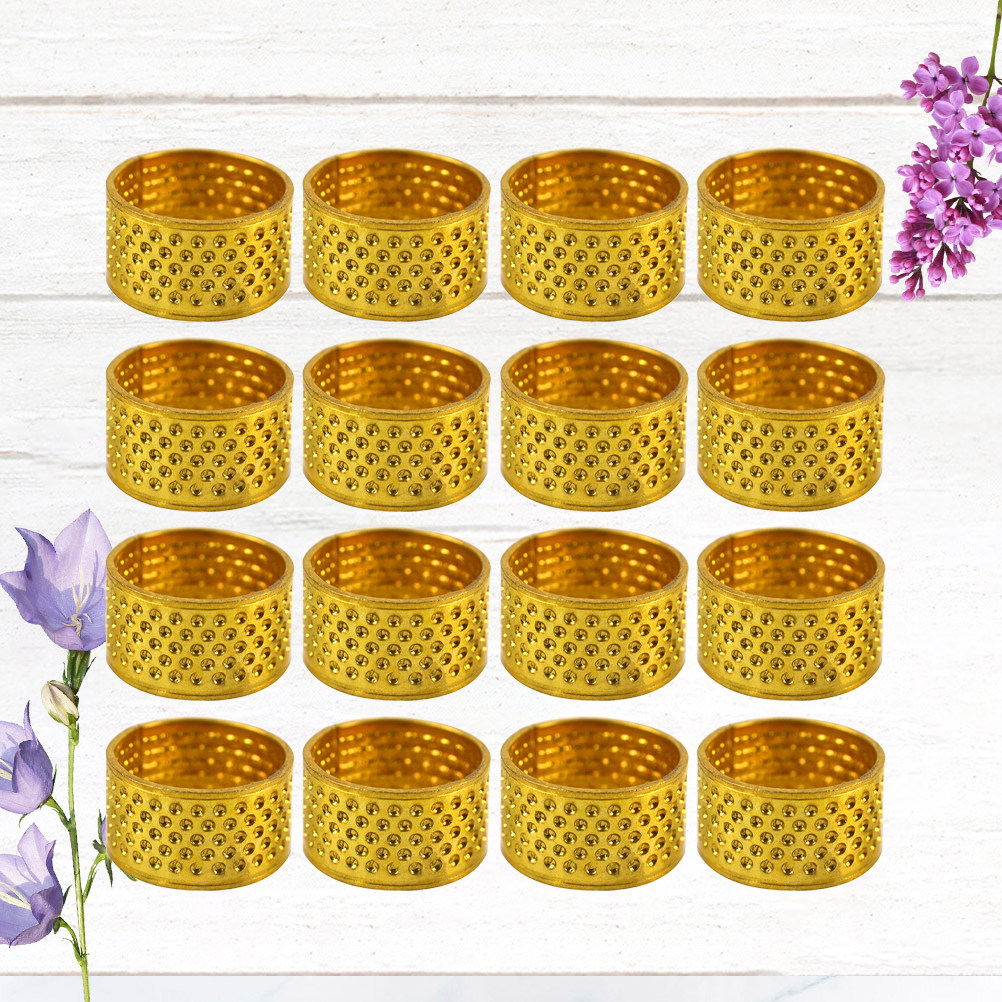 100 piezas Anillo de Dedal Met - Sewing Thimble Metal reseña y precio