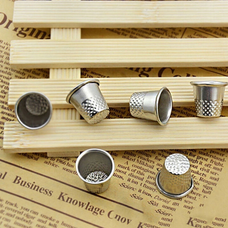10 unidades de tapas de alumin - Sewing Thimble Metal reseña y precio