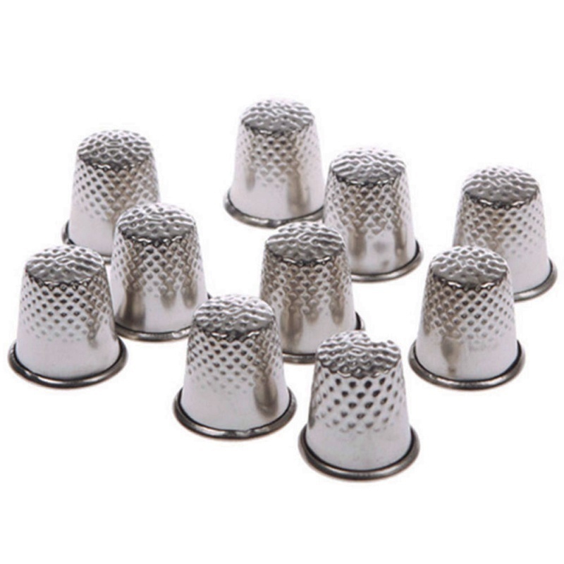 10 unidades de tapas de alumin - Sewing Thimble Metal reseña y precio