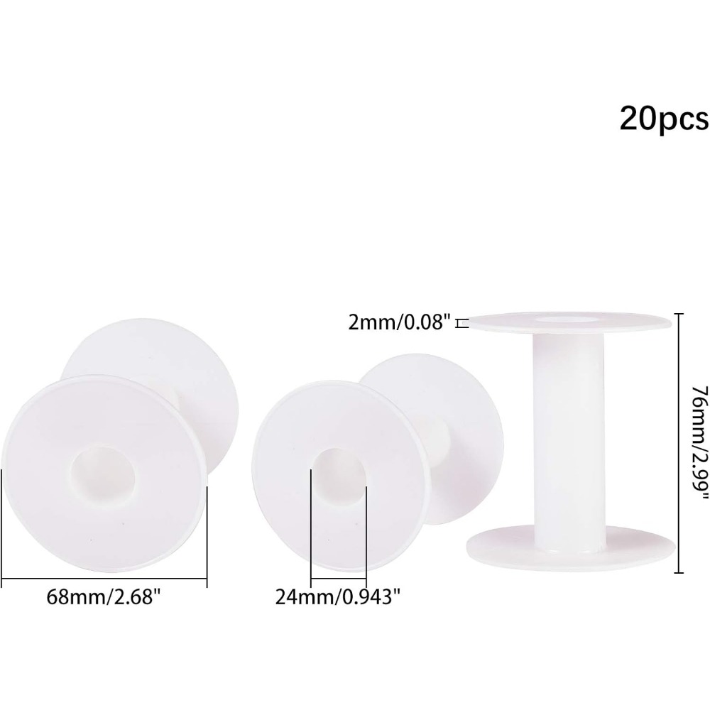 Carretes vacíos de plástico pa - Thread Bobbins Empty reseña y precio