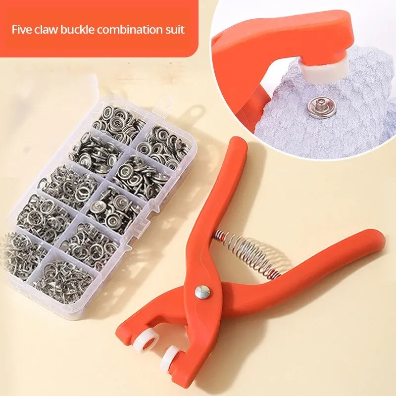 50 botones metálicos de presió - Snap Button Plier reseña y precio