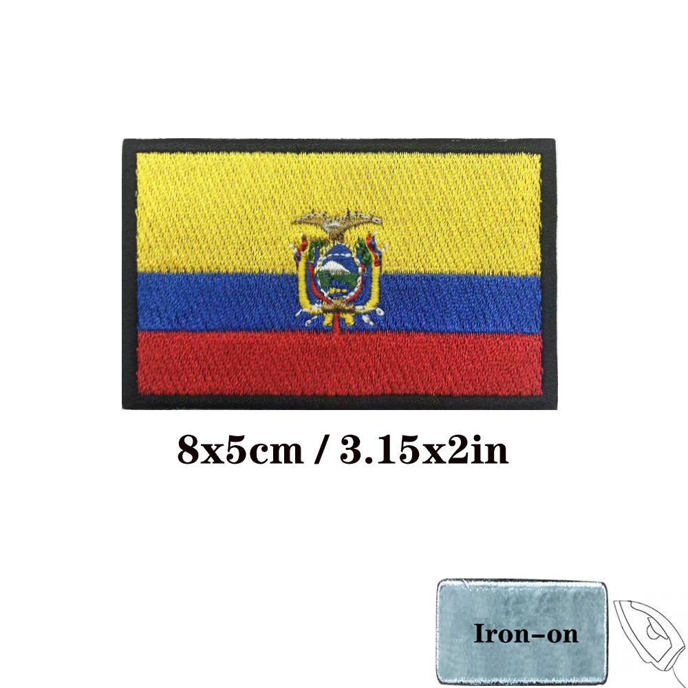 1PC bandera de Ecuador Ecuador - Velcro Sew On reseña y precio